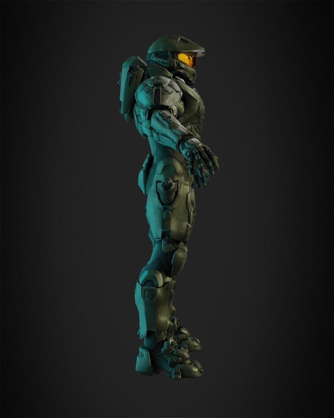 Halo 5 Master Chief full Armor for Cosplay 3D print model_9