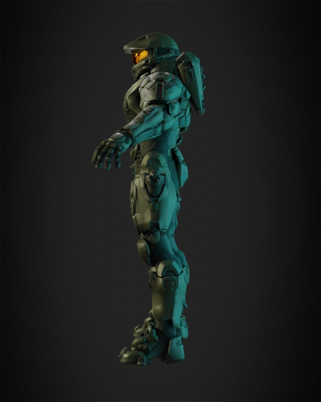 Halo 5 Master Chief full Armor for Cosplay 3D print model_4