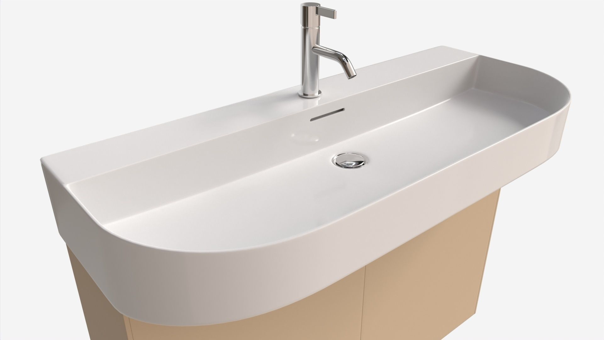 Laufen Sonar Washbasin 1000 3D model_1