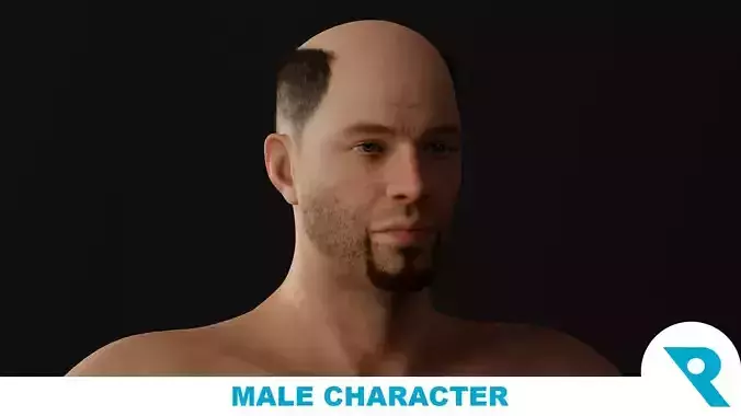 Realistic Male Character - Tyson 3D model