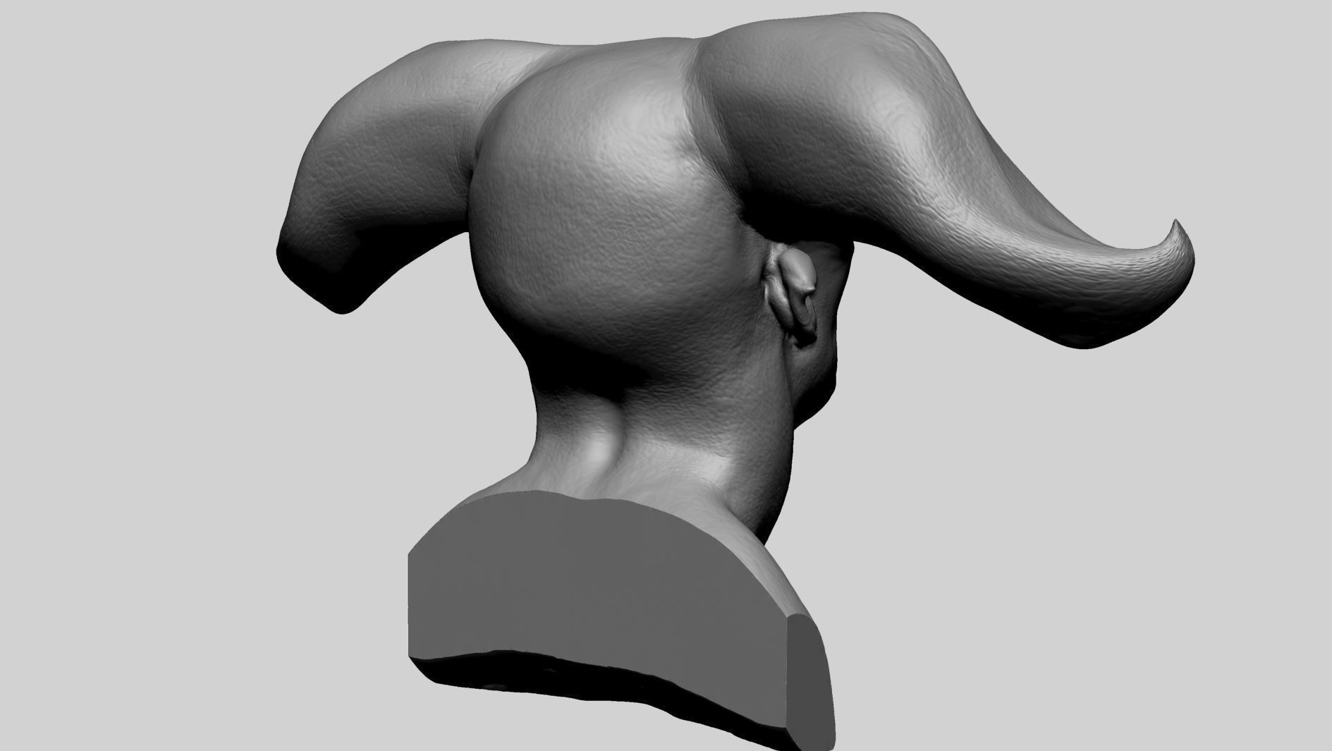 Creature Head Printable B 3D print model_2