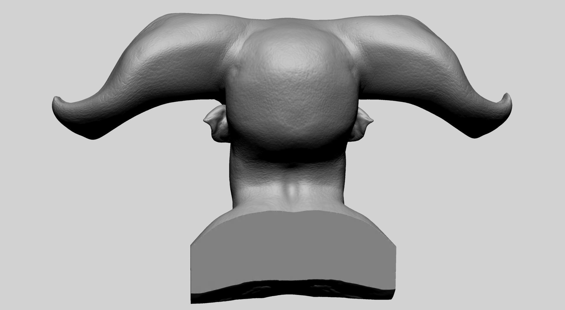 Creature Head Printable B 3D print model_3