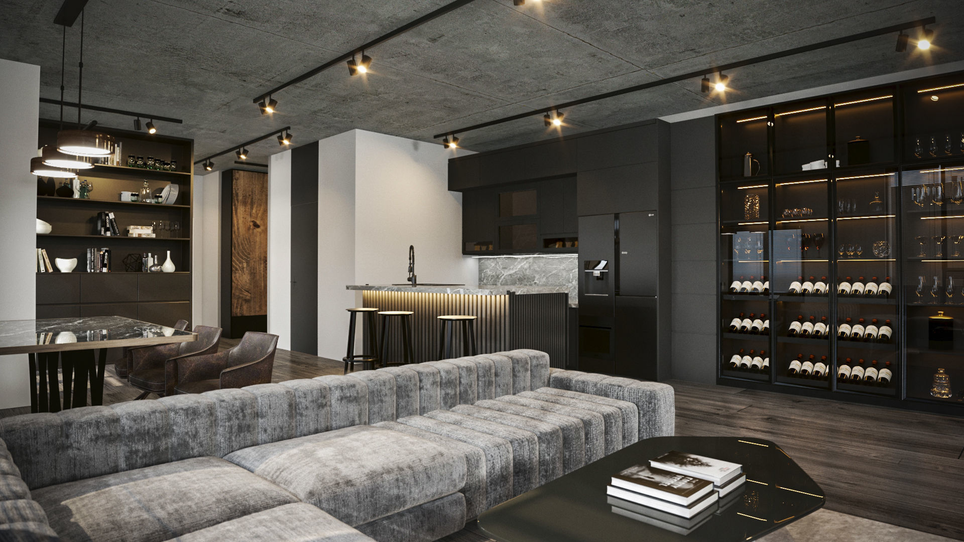 Interior design for  apartment 3D model_18
