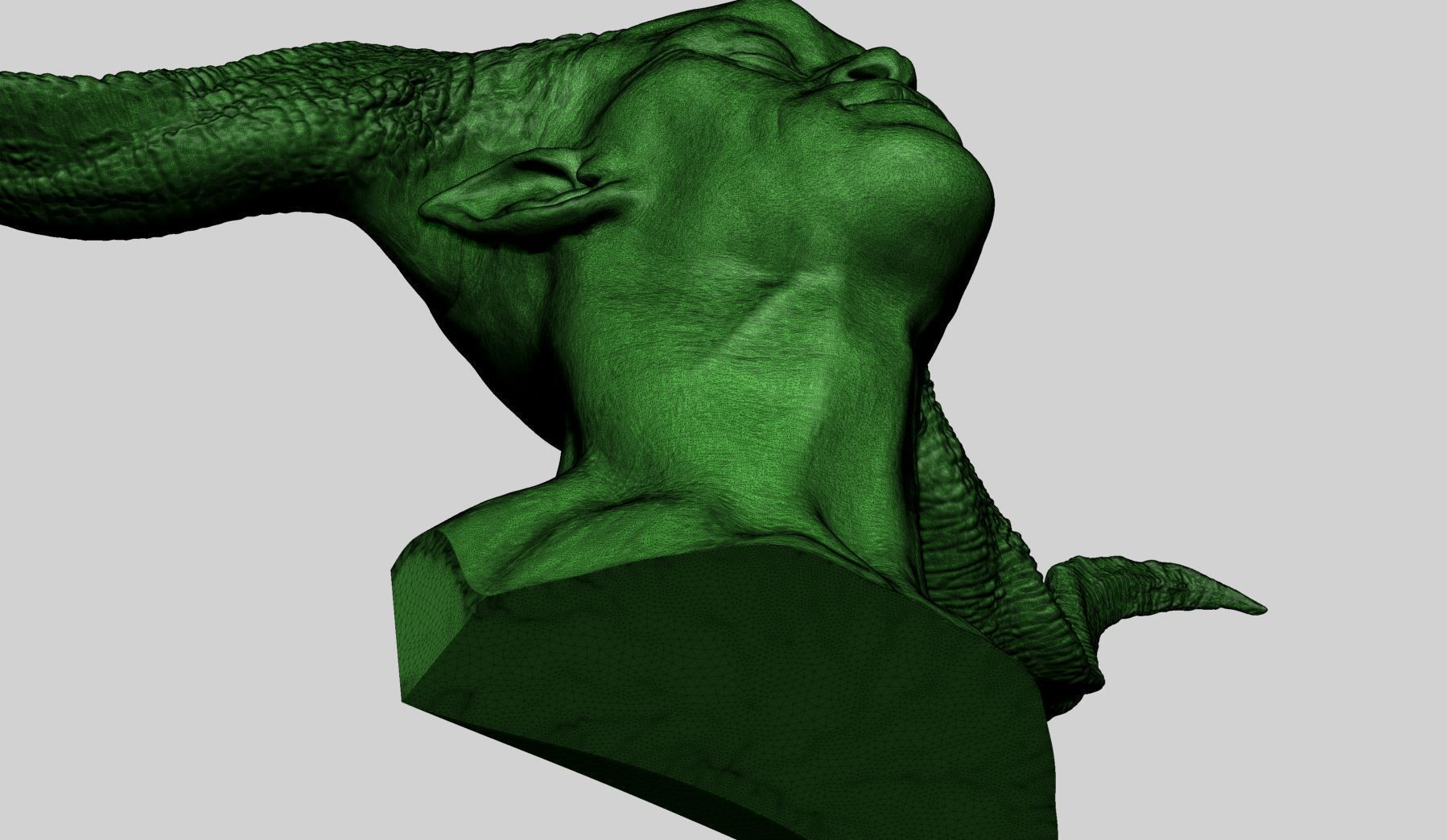 Creature Head Printable C 3D print model_11