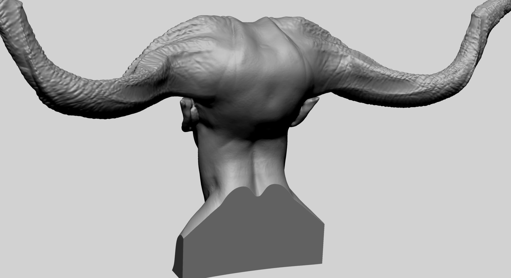 Creature Head Printable C 3D print model_3
