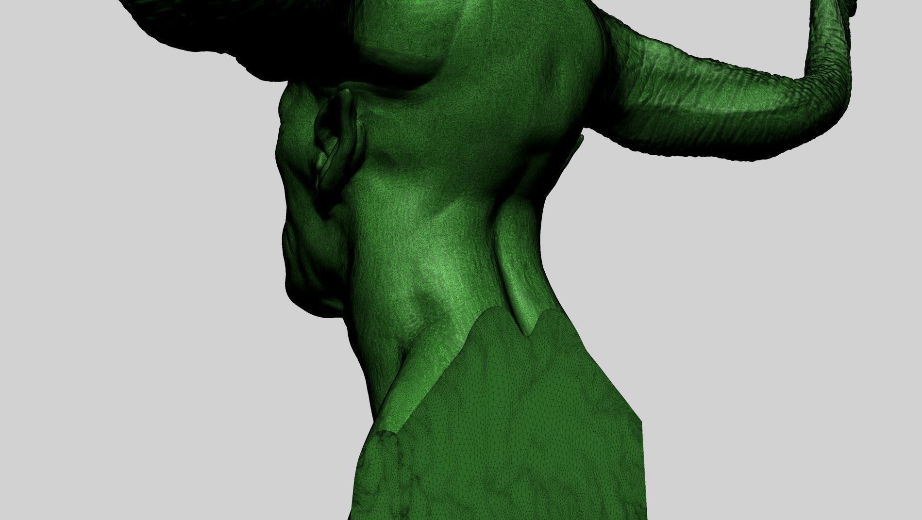 Creature Head Printable C 3D print model_12