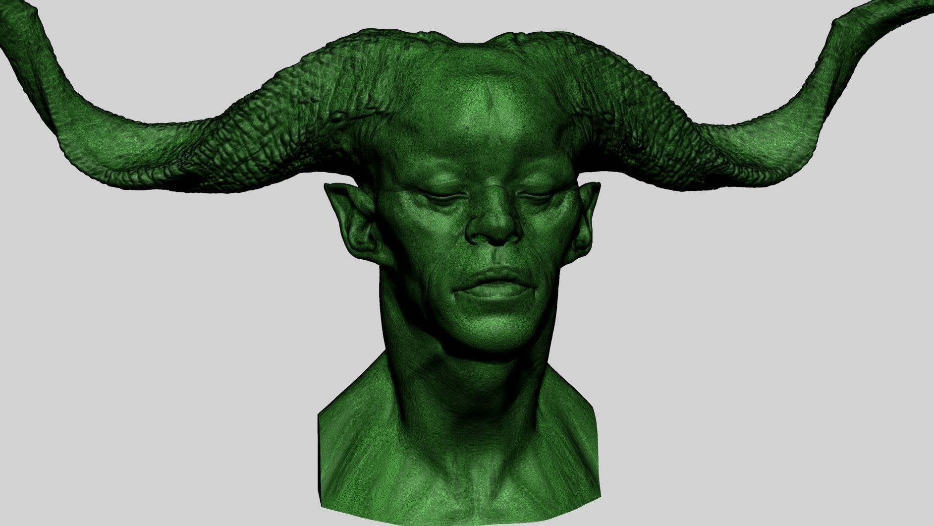 Creature Head Printable C 3D print model_13