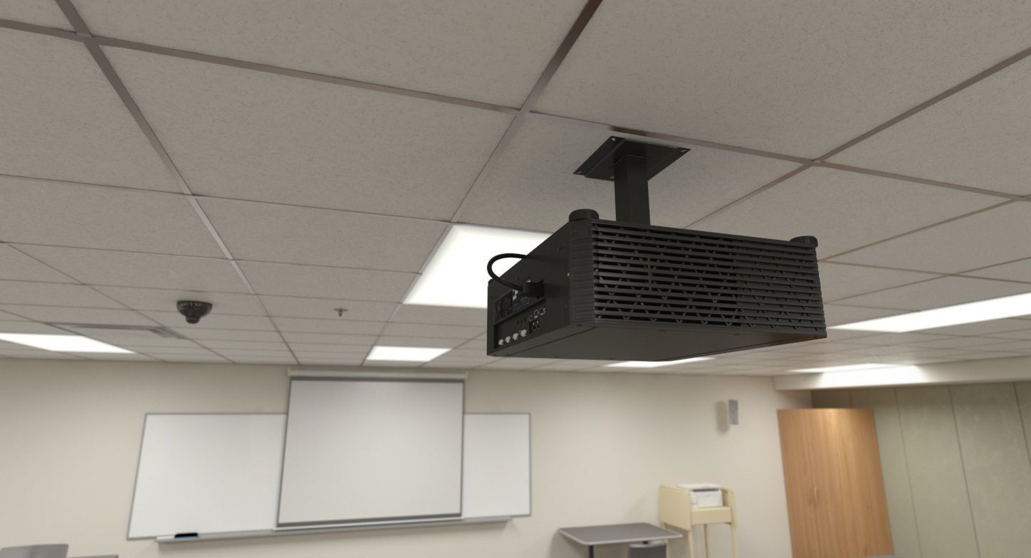 Small Classroom 003 3D model_7