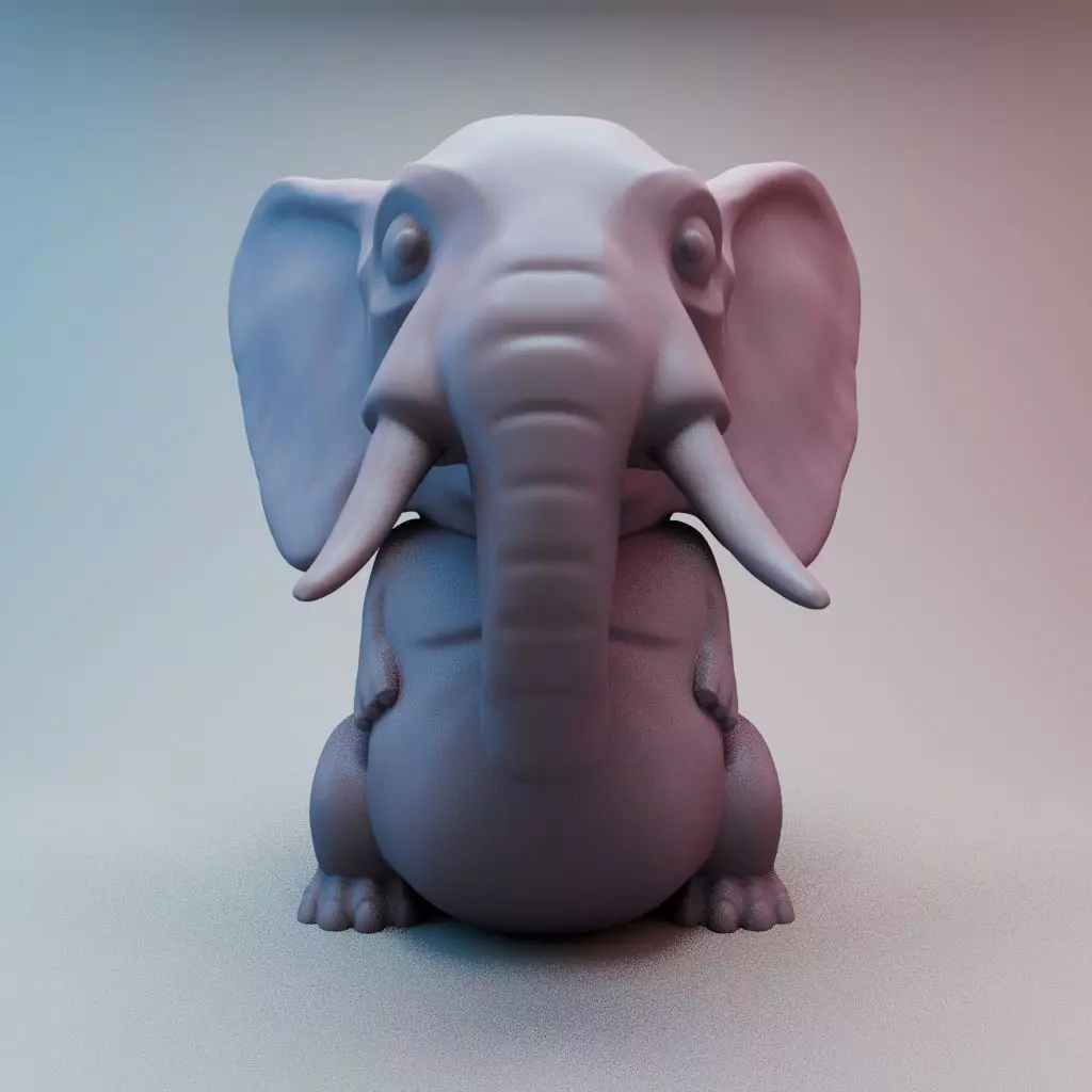 Elephant Saurus 3D print model