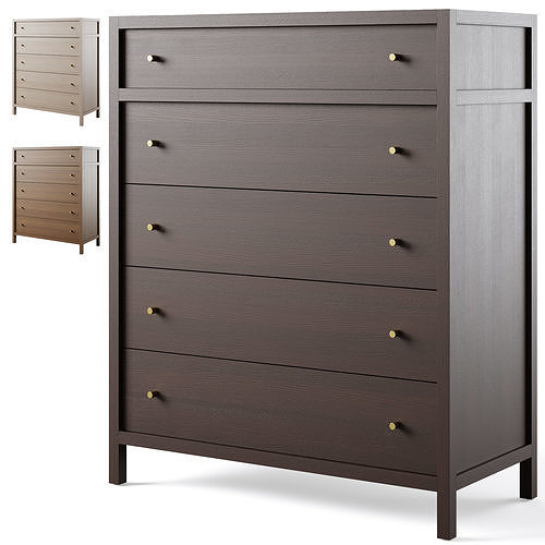 Keane 5-Drawer Chest  3D model