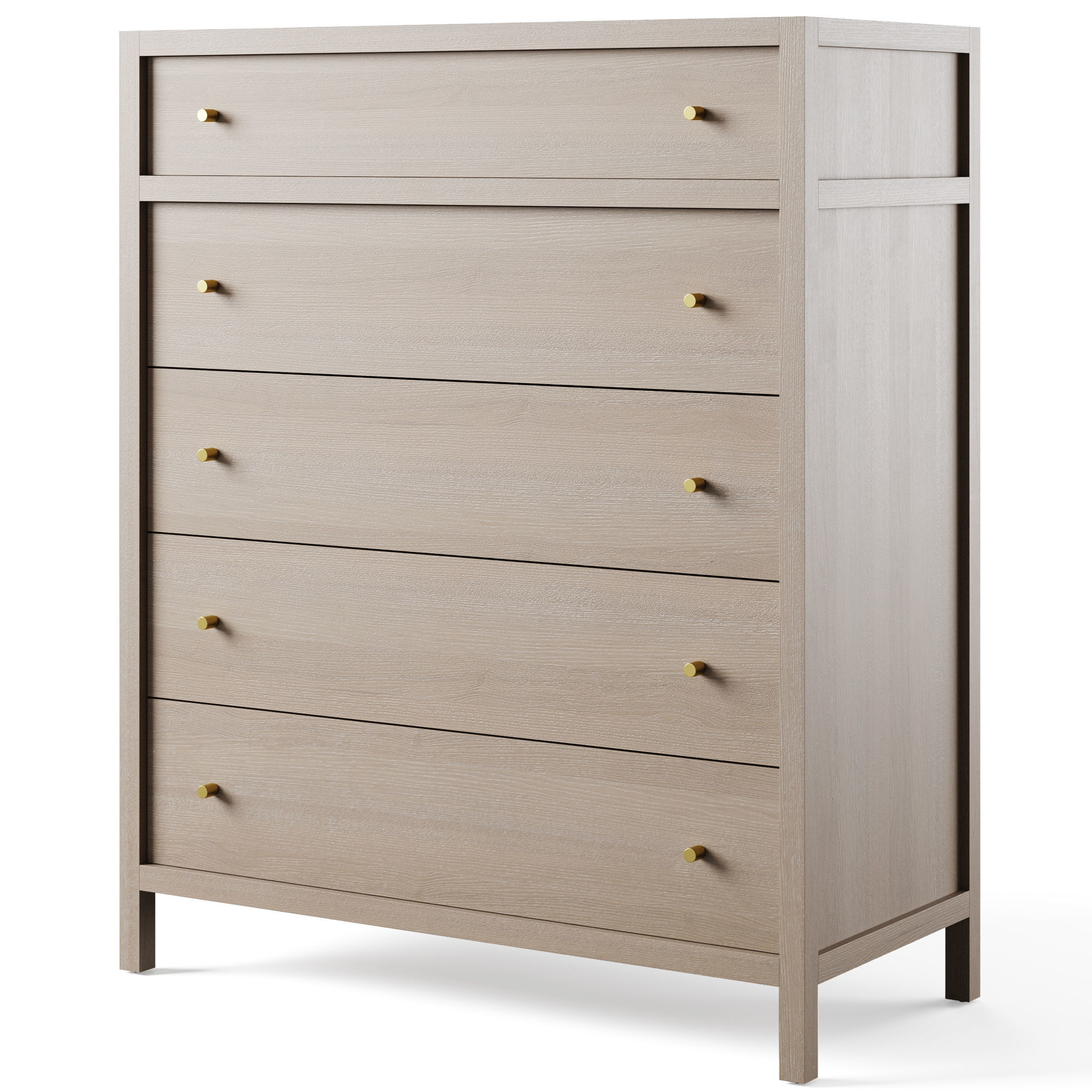 Keane 5-Drawer Chest  3D model_2