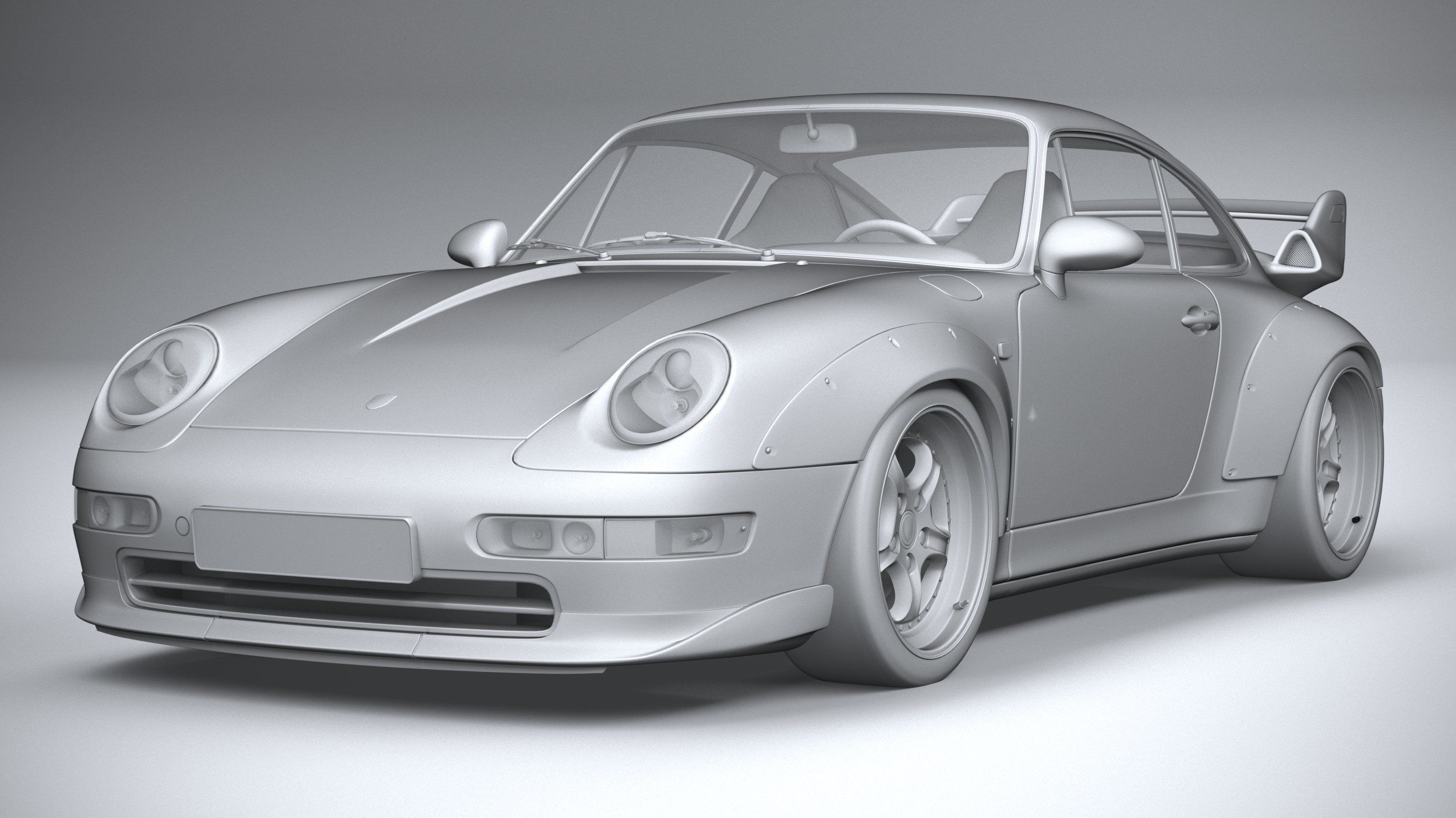 Porsche 911 GT2 993 1993 3D model_20