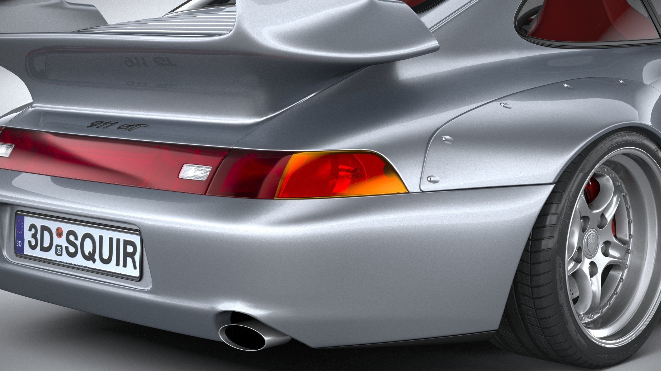 Porsche 911 GT2 993 1993 3D model_18