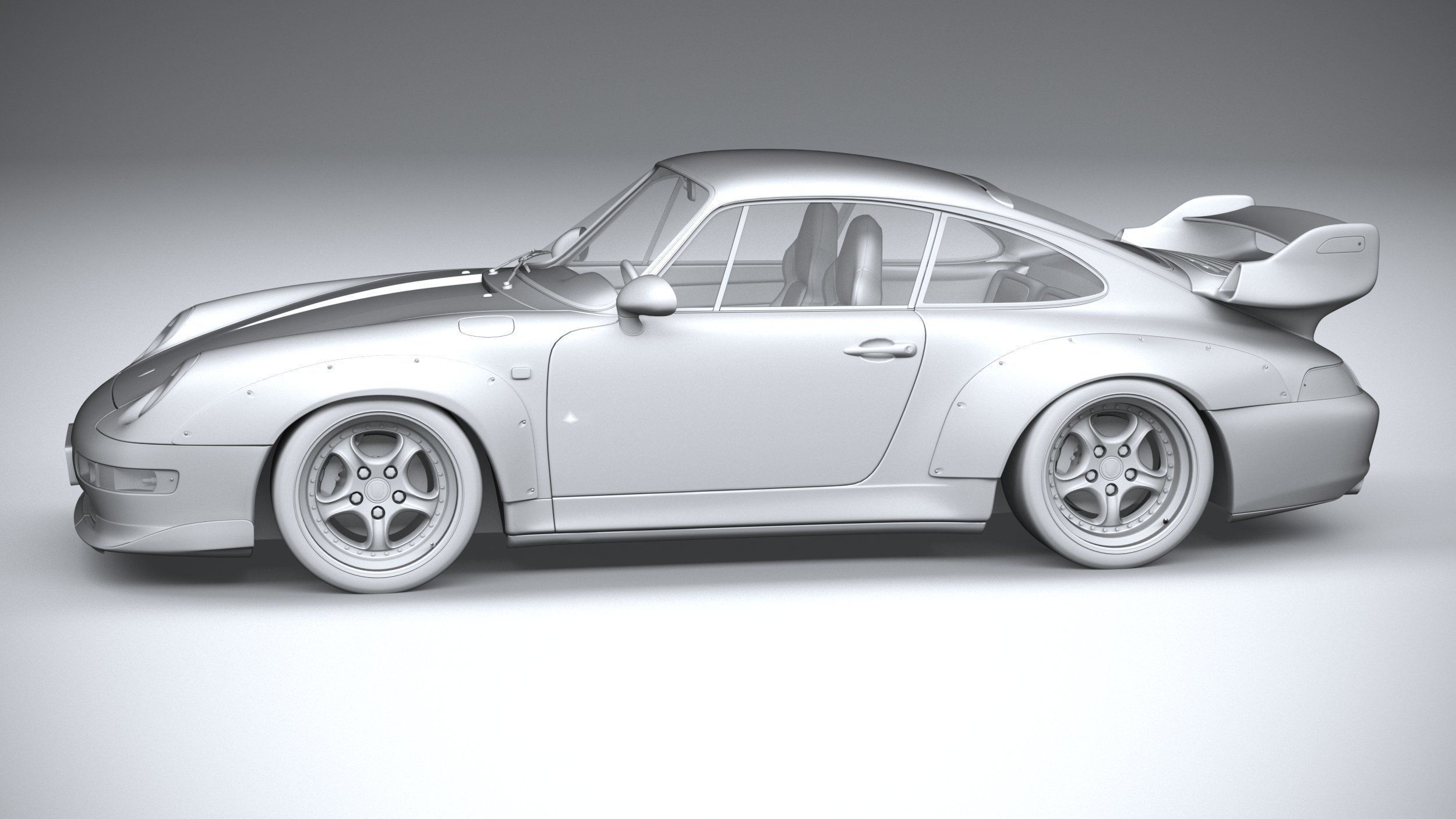 Porsche 911 GT2 993 1993 3D model_22