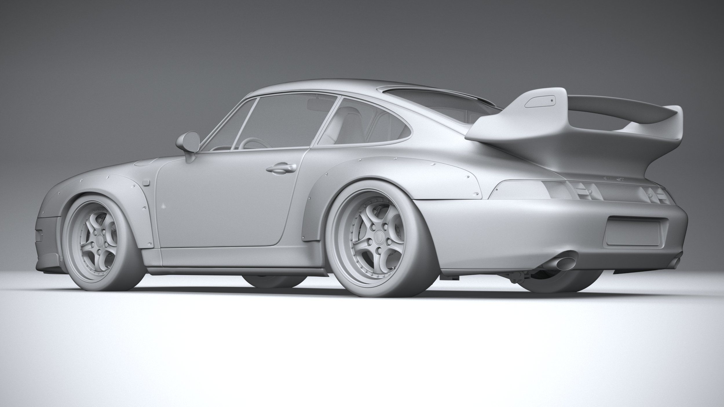 Porsche 911 GT2 993 1993 3D model_21