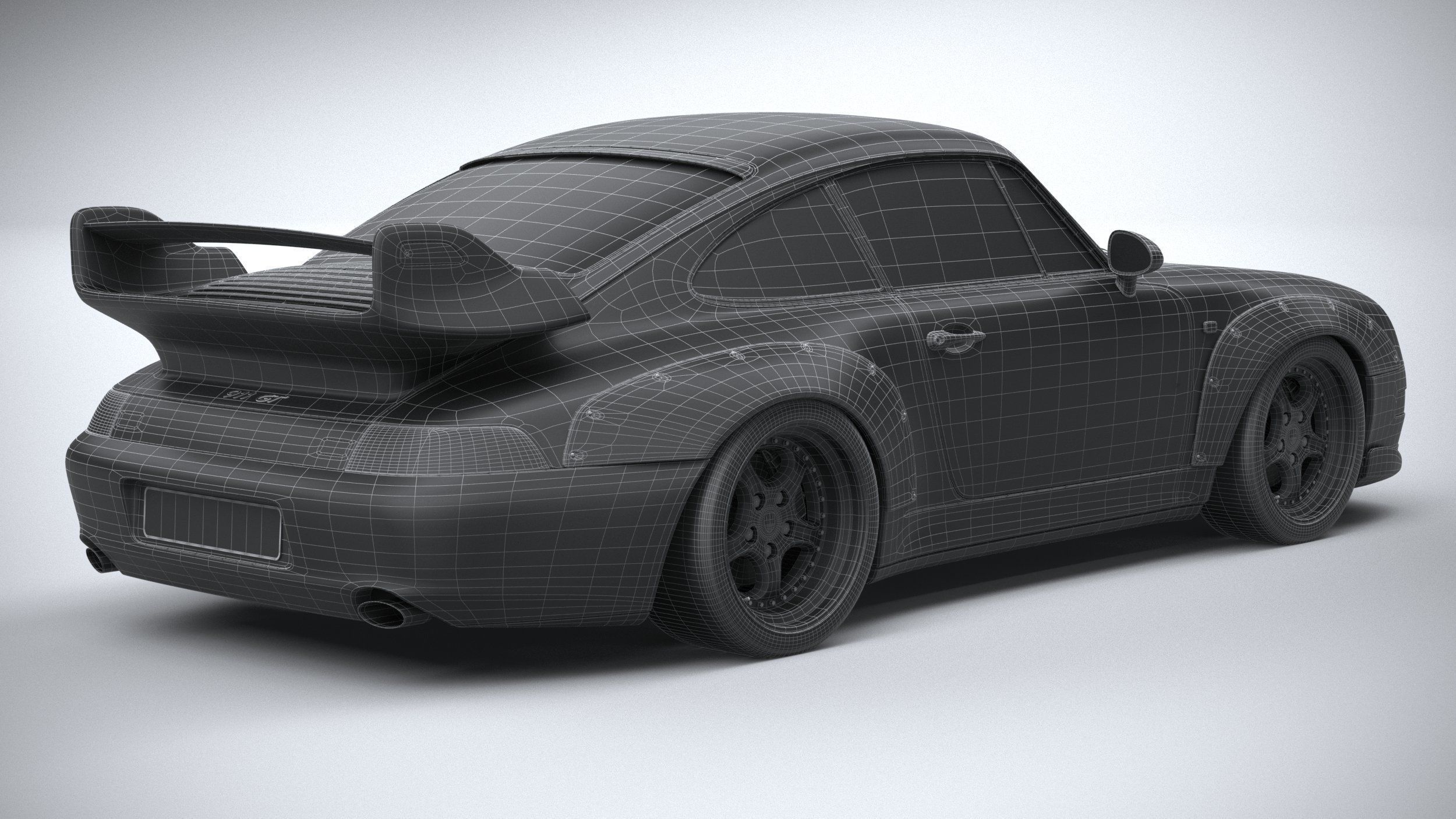 Porsche 911 GT2 993 1993 3D model_32