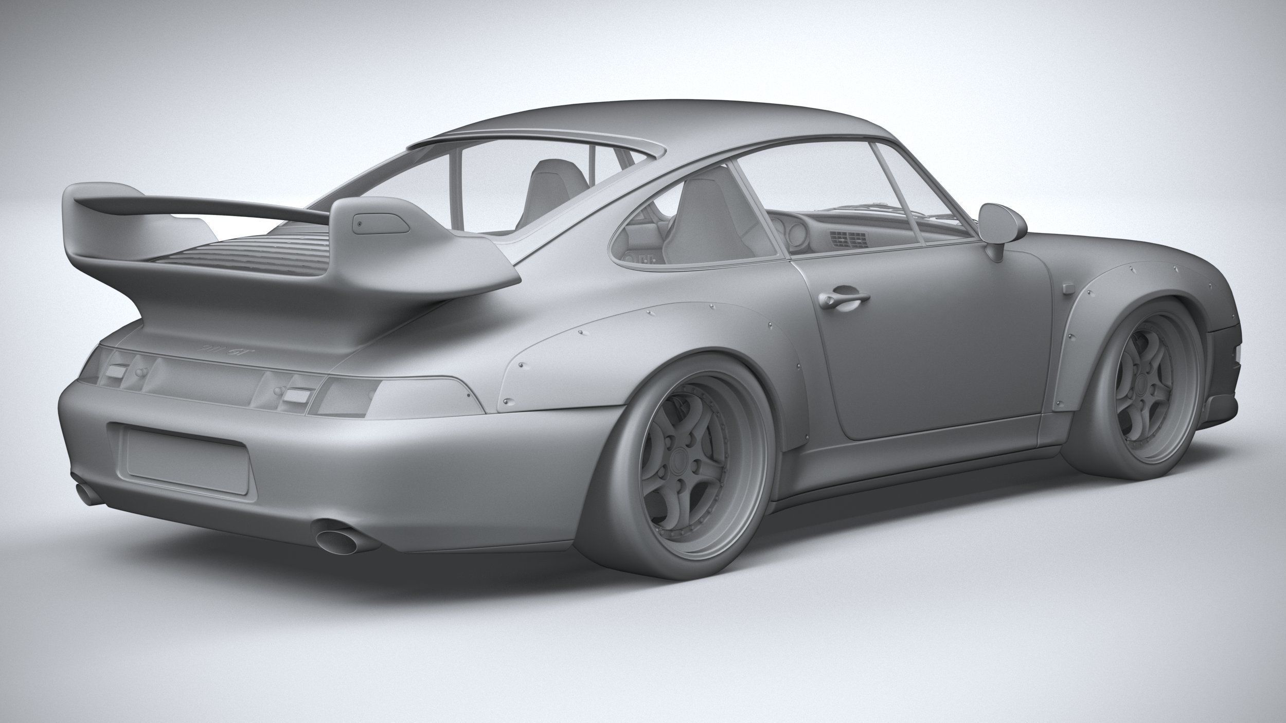 Porsche 911 GT2 993 1993 3D model_25