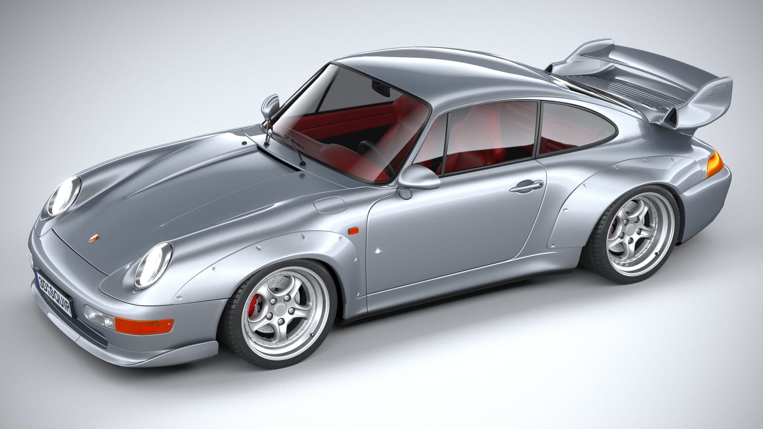 Porsche 911 GT2 993 1993 3D model_7