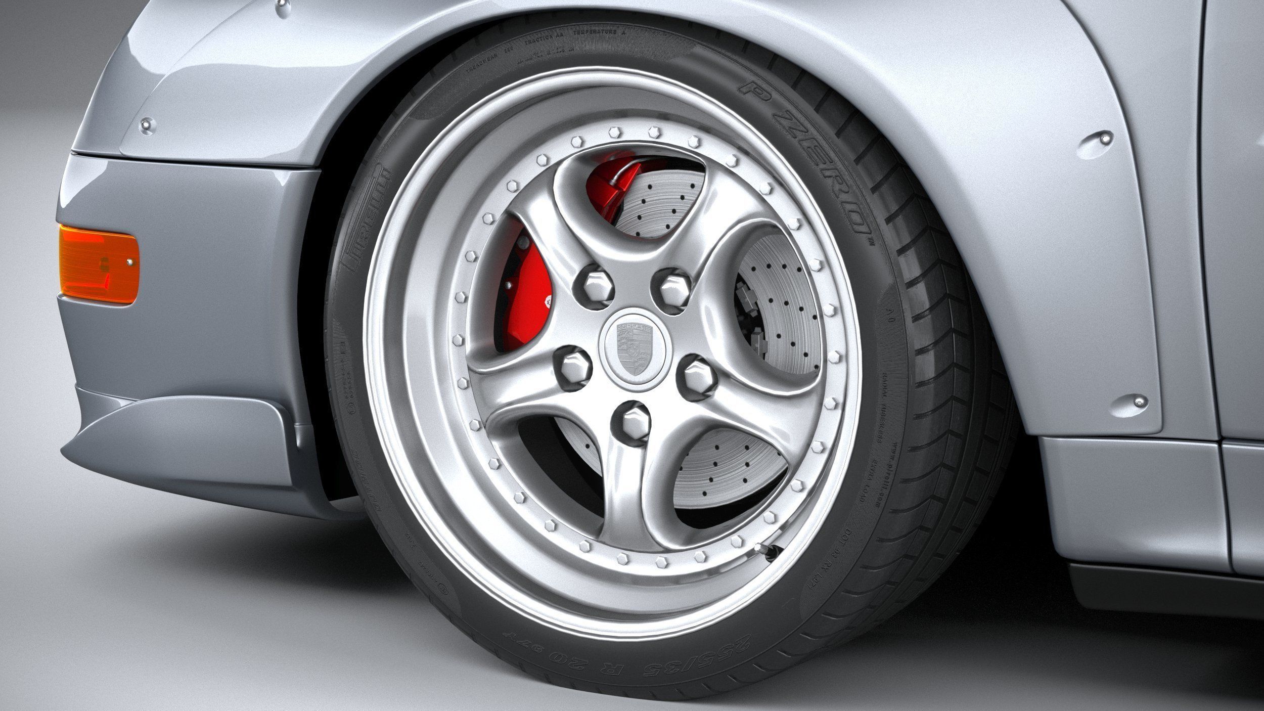 Porsche 911 GT2 993 1993 3D model_16