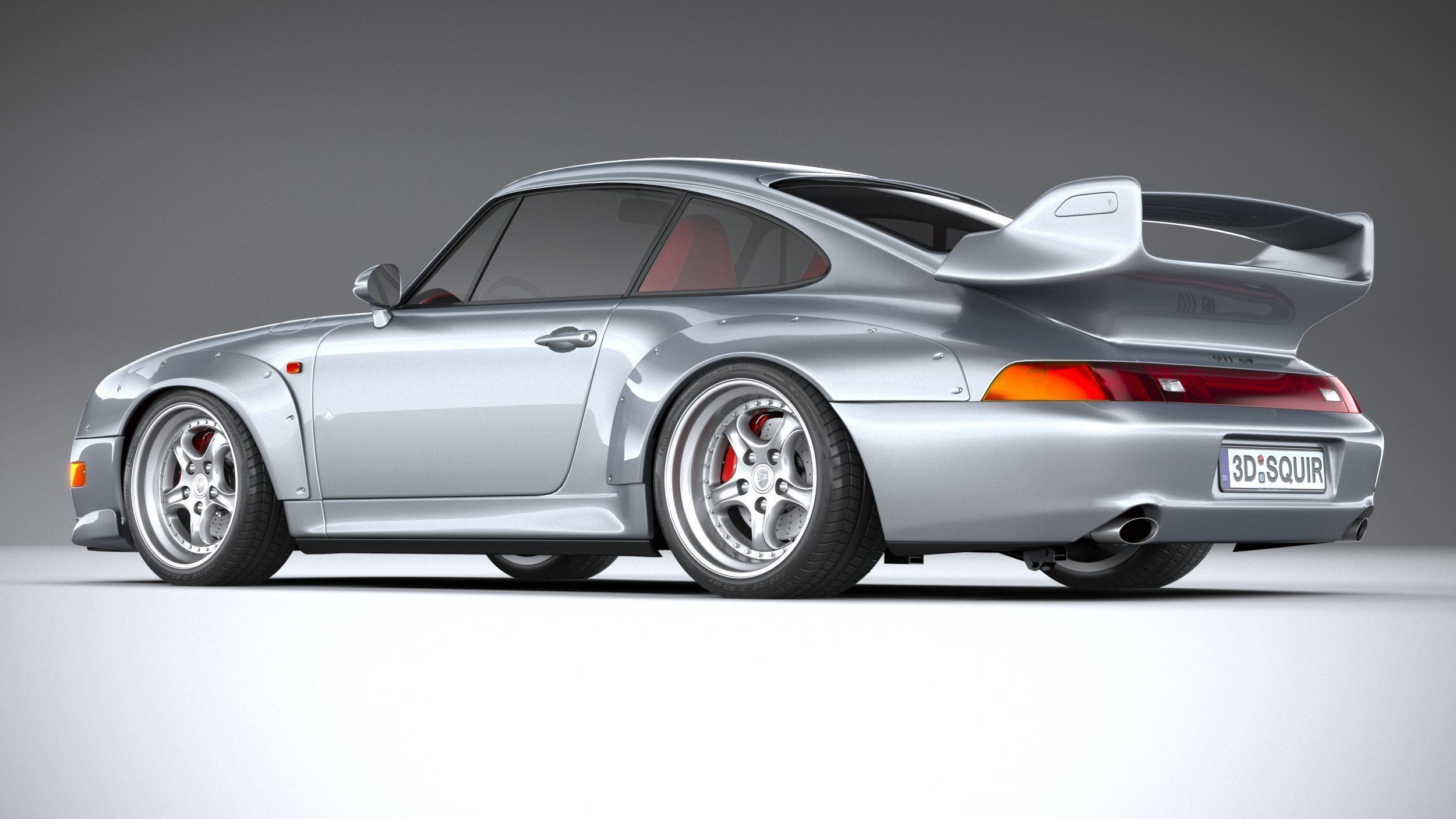 Porsche 911 GT2 993 1993 3D model_5