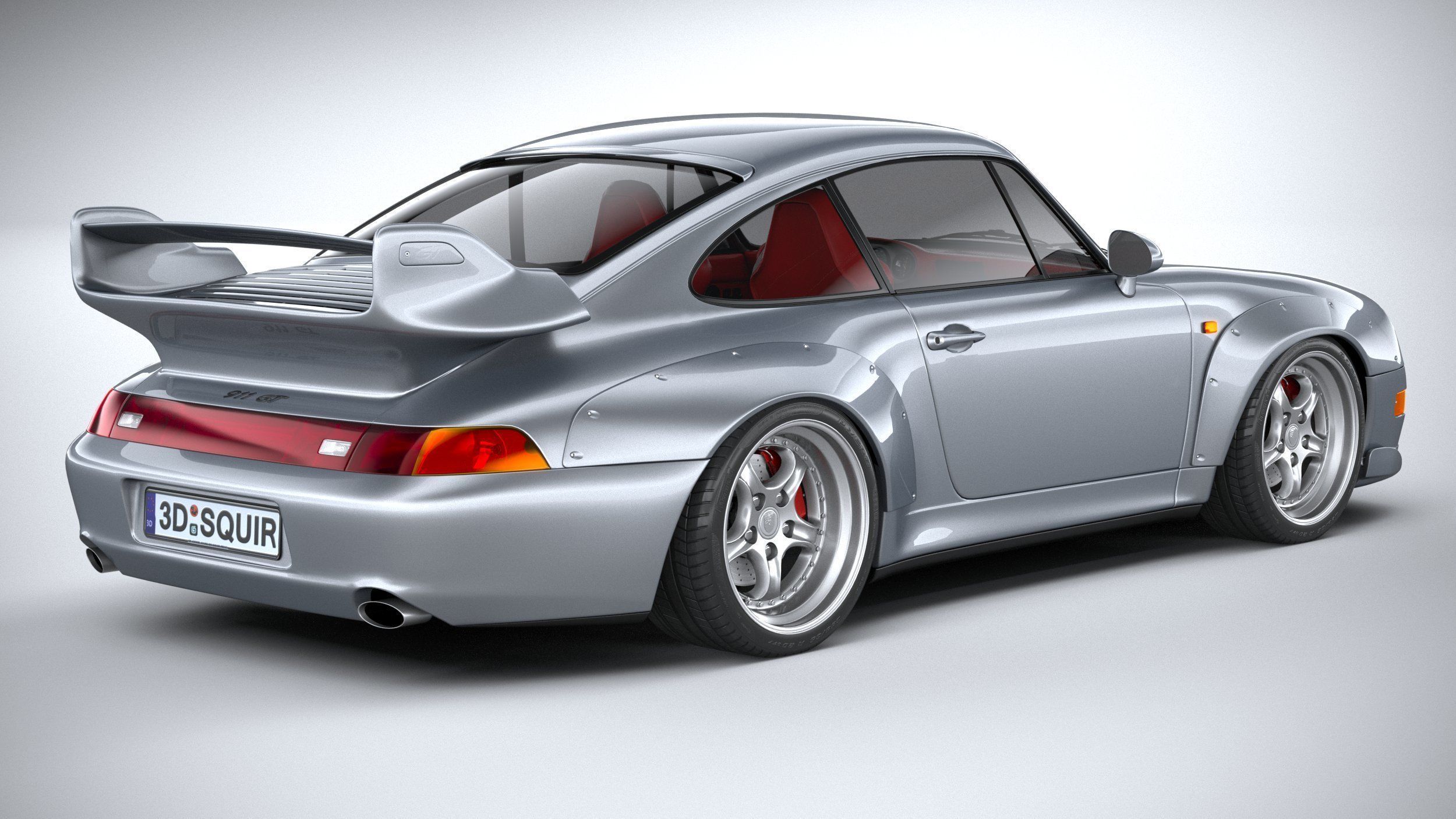 Porsche 911 GT2 993 1993 3D model_17
