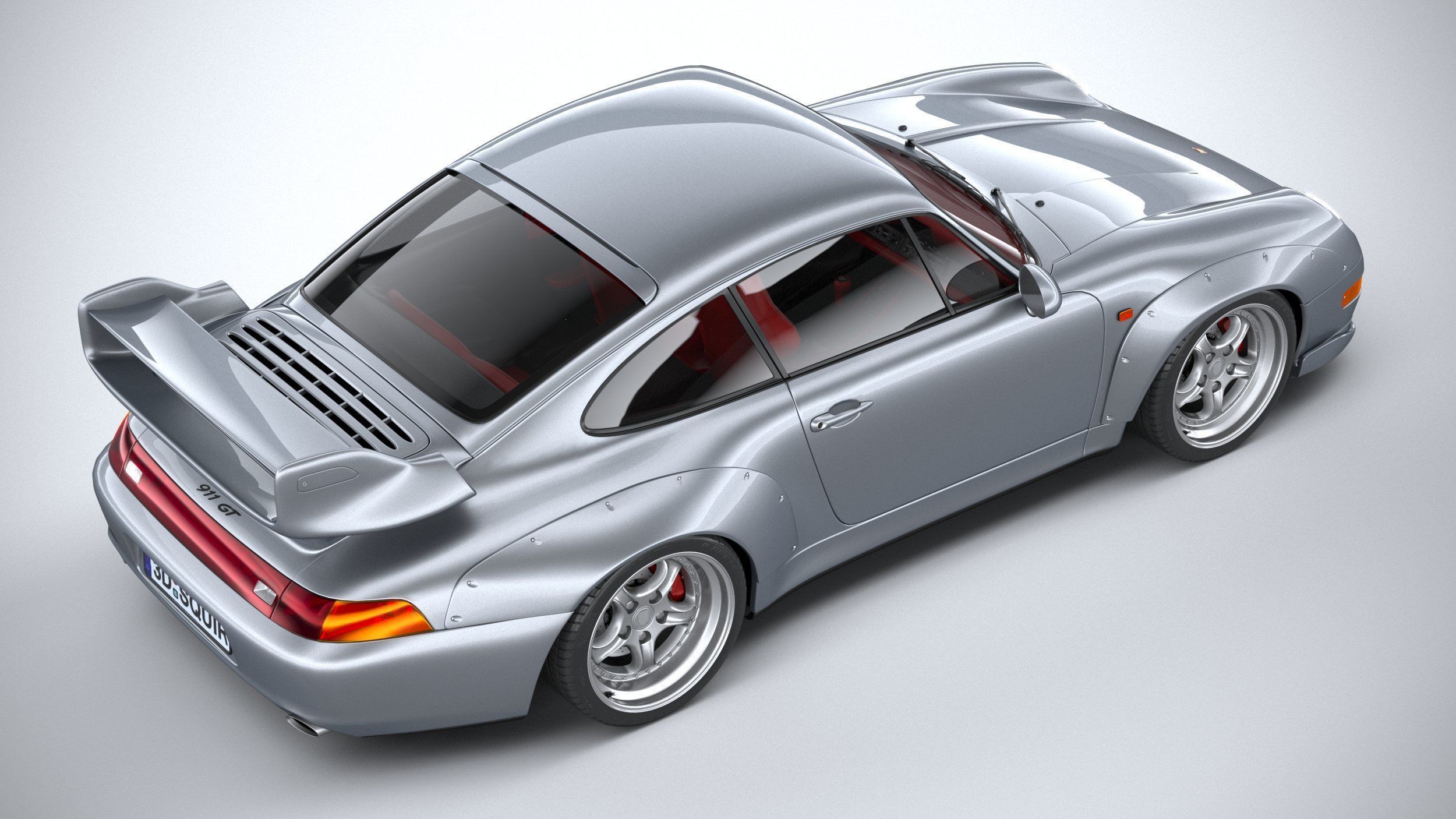 Porsche 911 GT2 993 1993 3D model_10