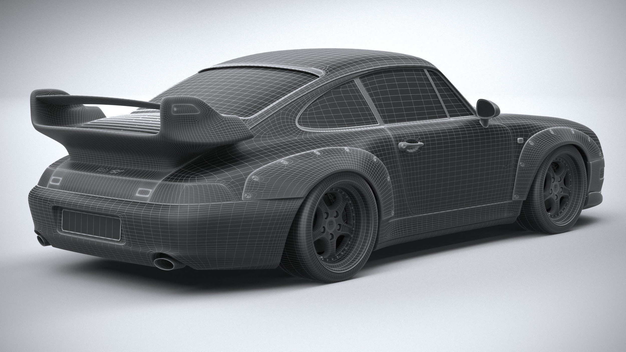 Porsche 911 GT2 993 1993 3D model_30