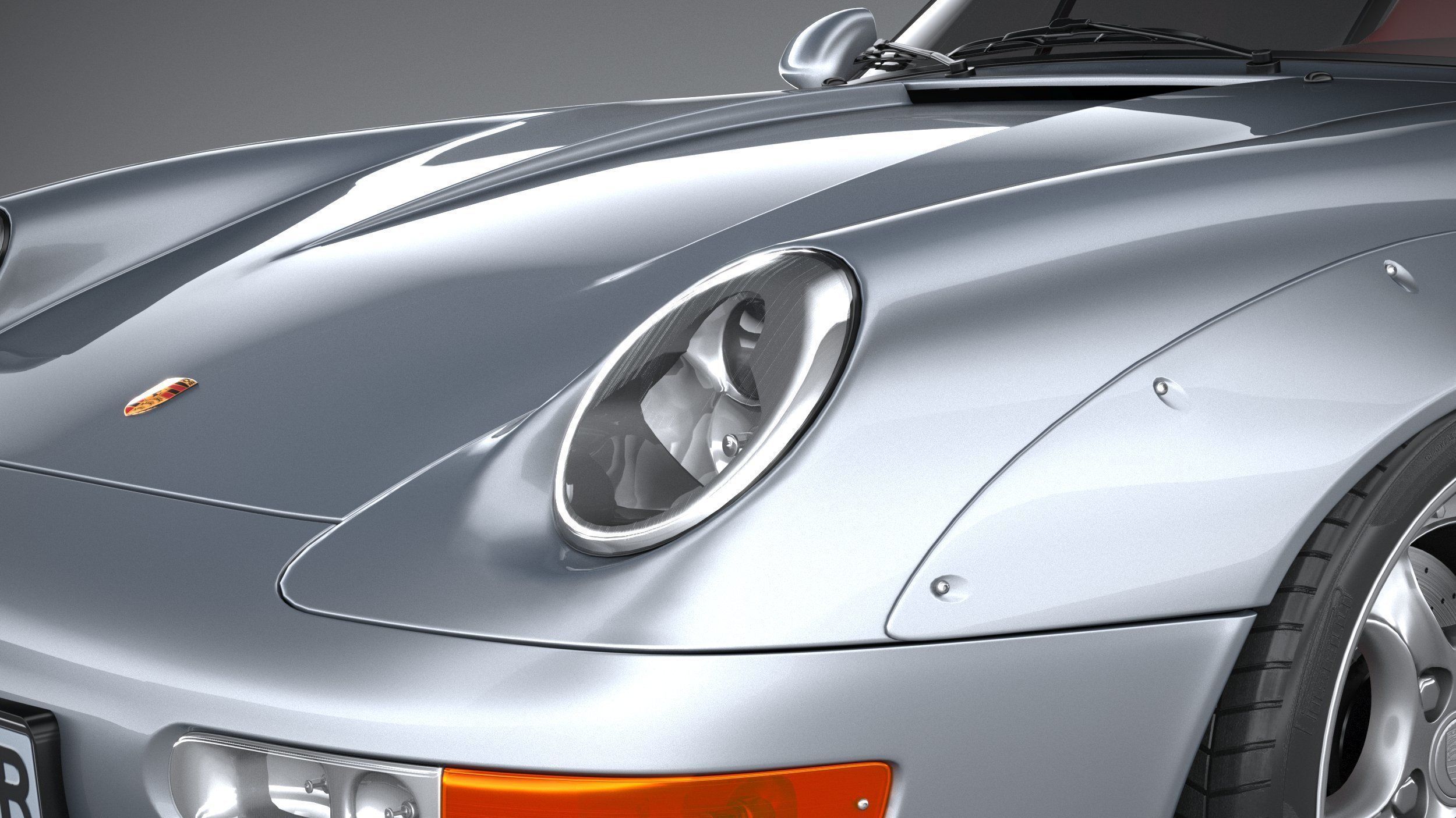 Porsche 911 GT2 993 1993 3D model_14