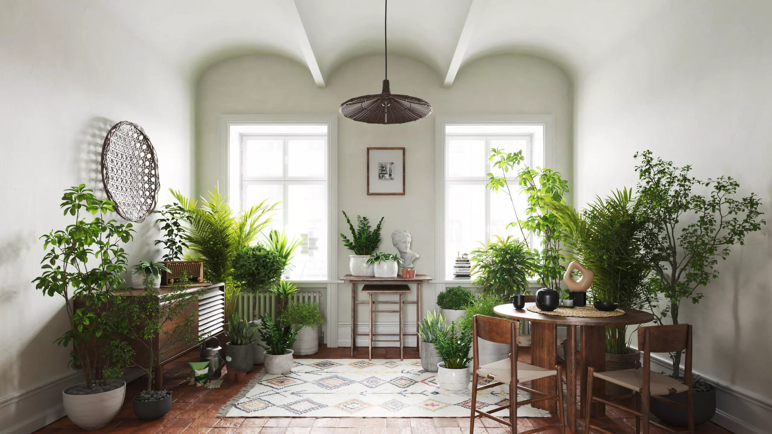 Archmodels vol 268 - collection of indoor plants 3D model