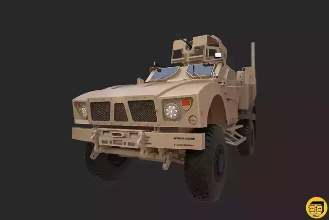 Oshkosh M-ATV Vehicle  3D model Oshkosh M-ATV Vehicle  3D model