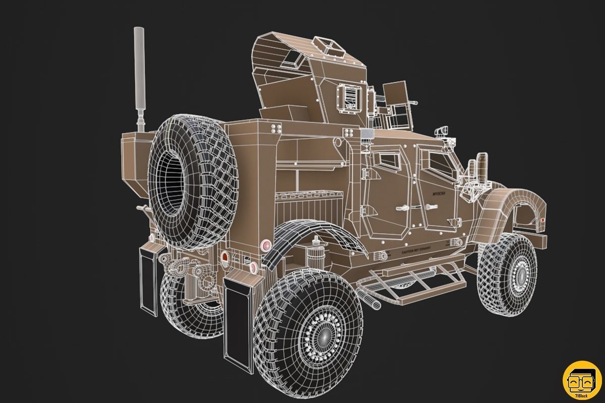 Oshkosh M-ATV Vehicle  3D model_10