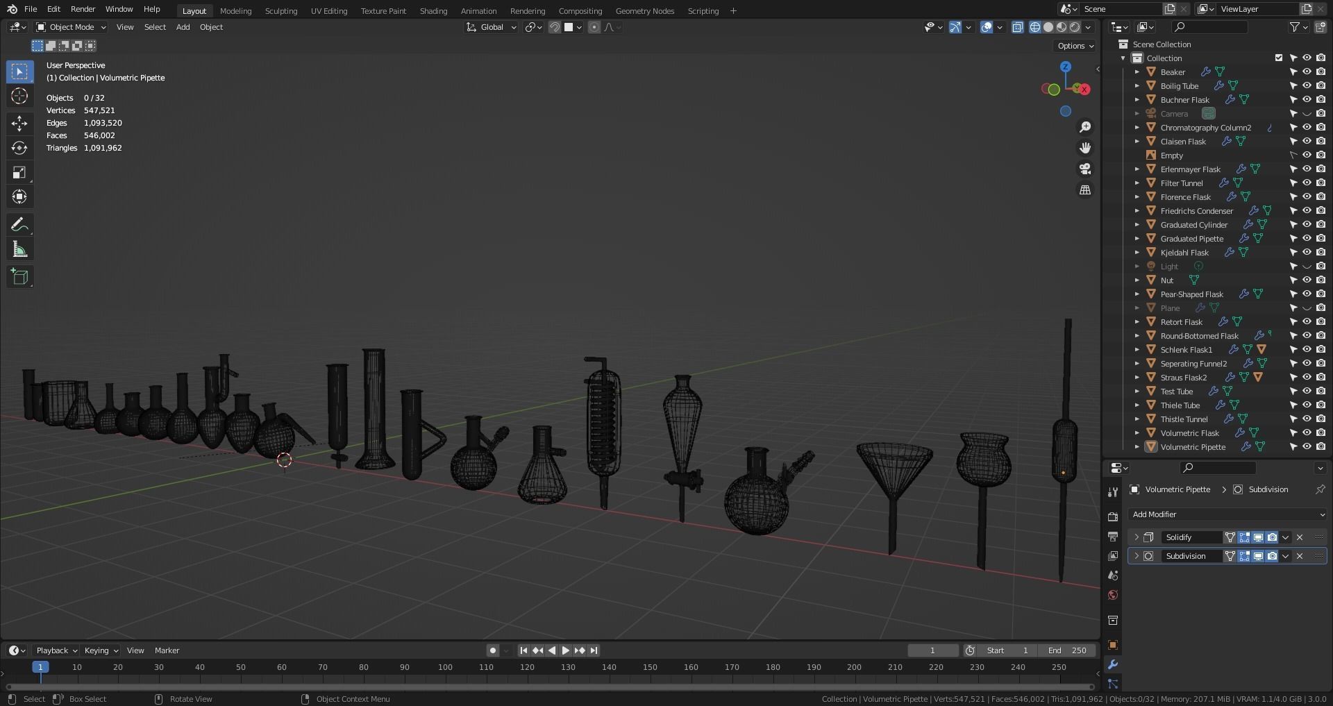 Laboratory Equipment 3D Model Free 3D model_9