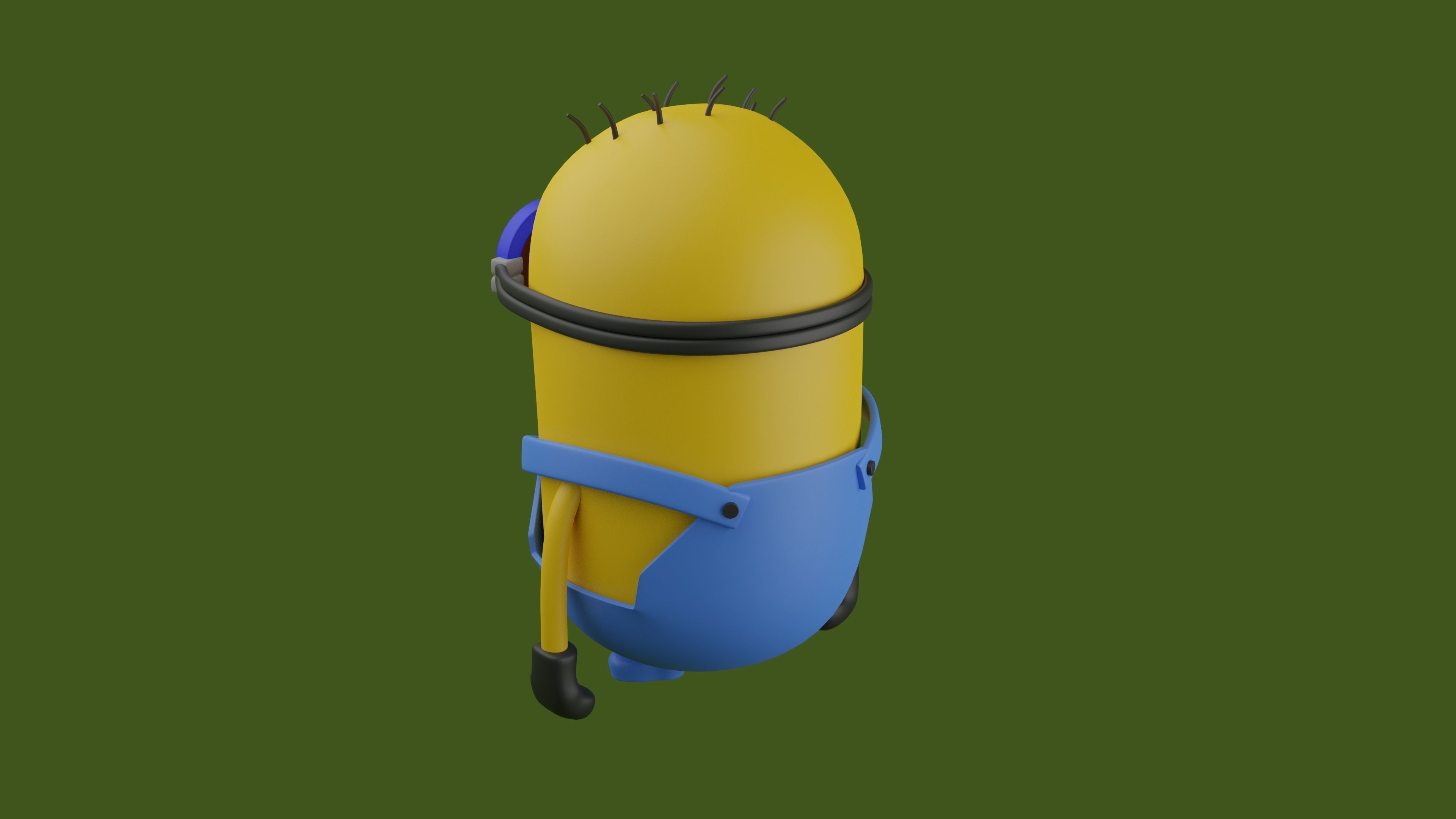 Famous Character Minion 3D print model_3