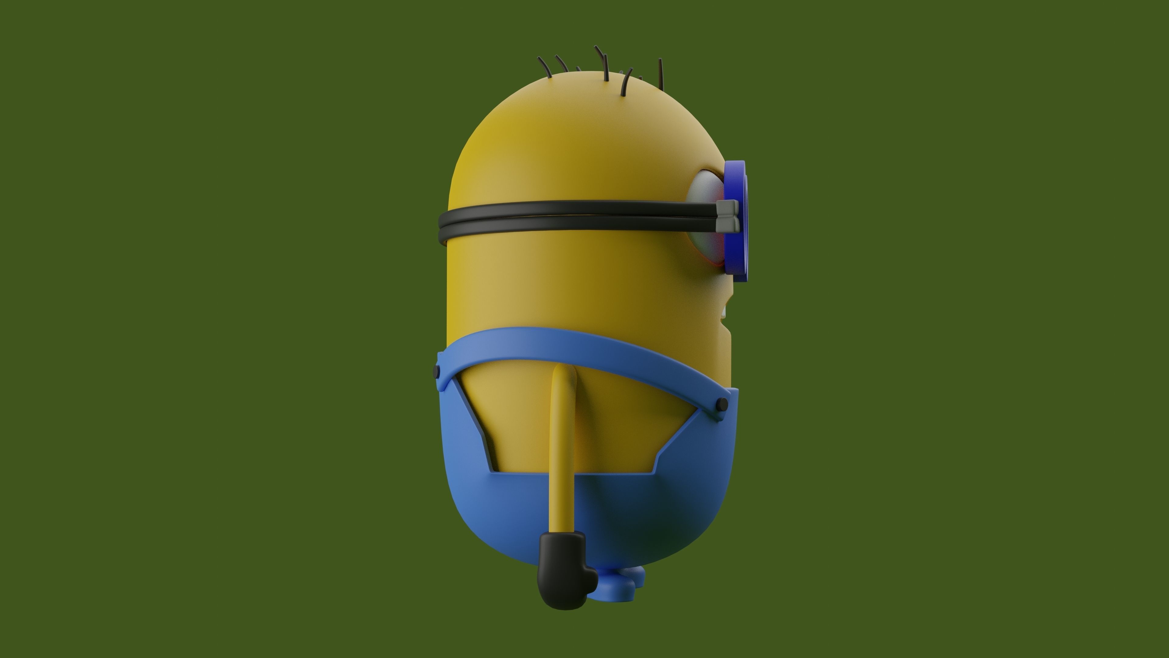 Famous Character Minion 3D print model_5