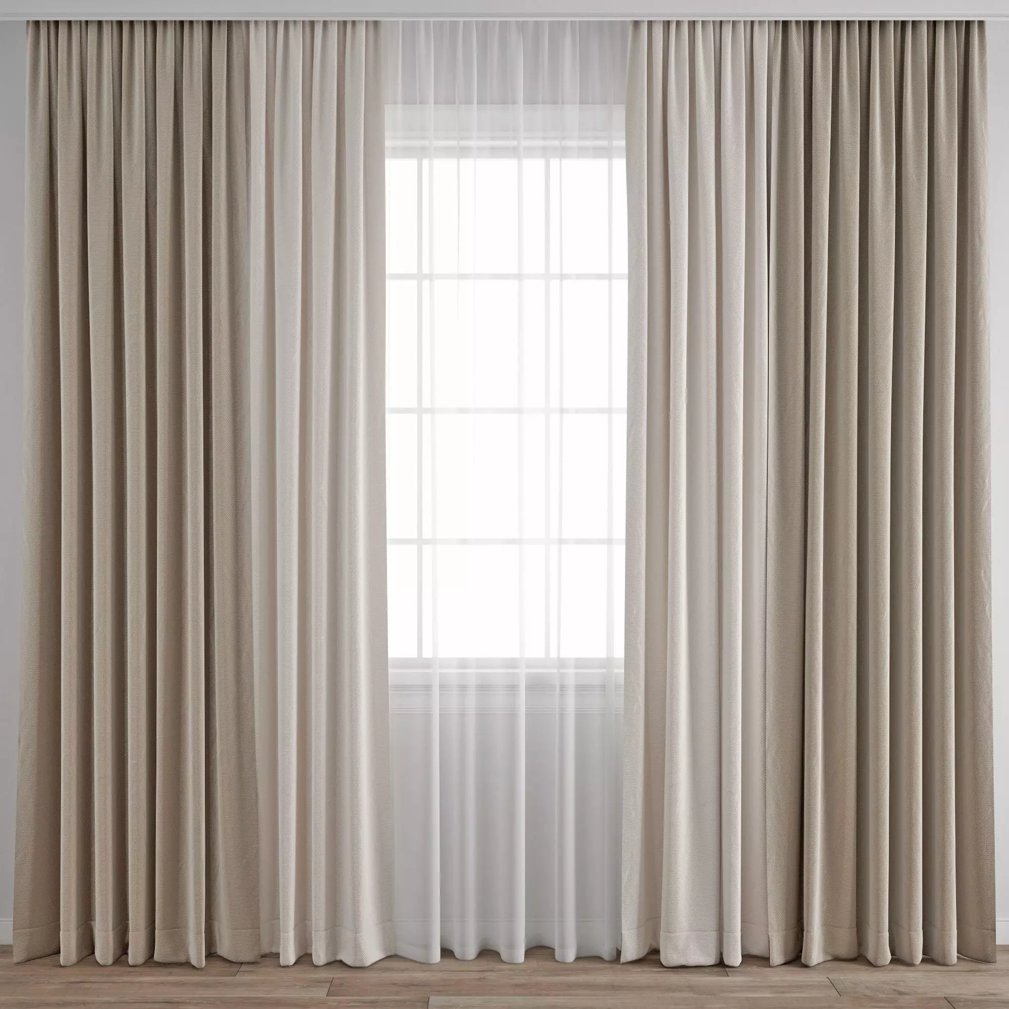 curtain 415 3D model_0