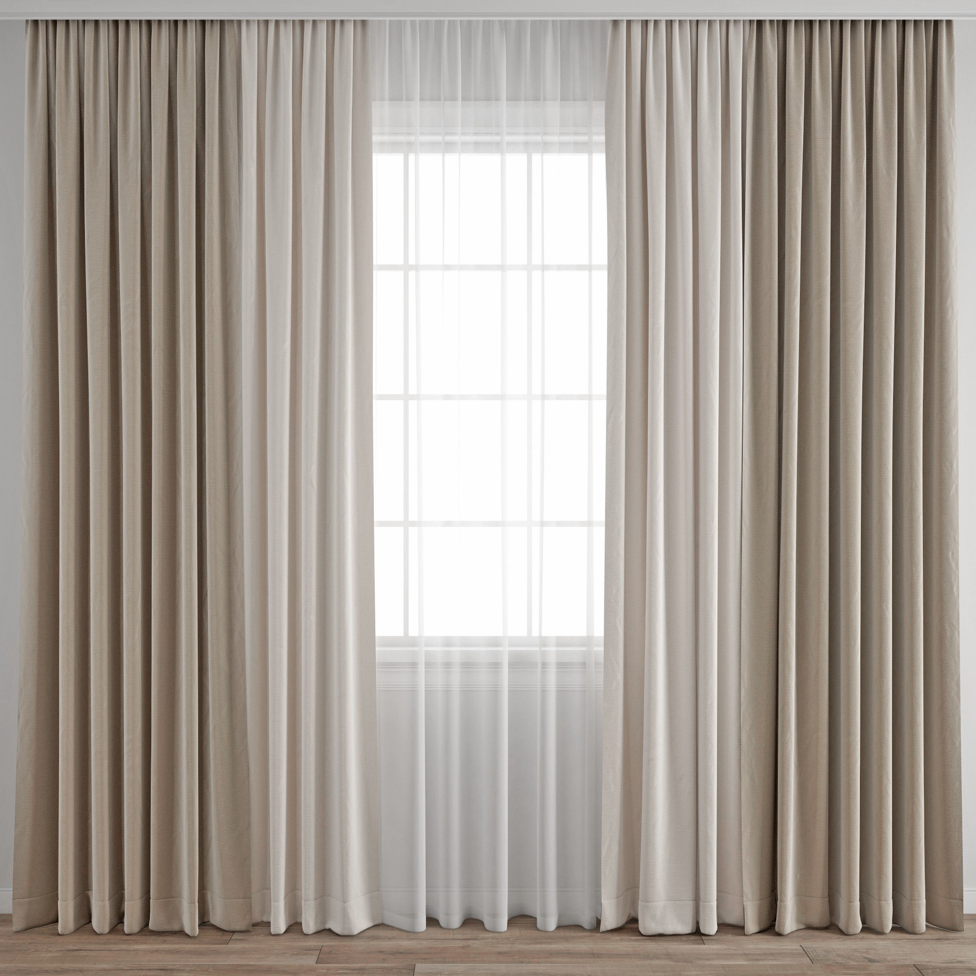 curtain 415 3D model_4