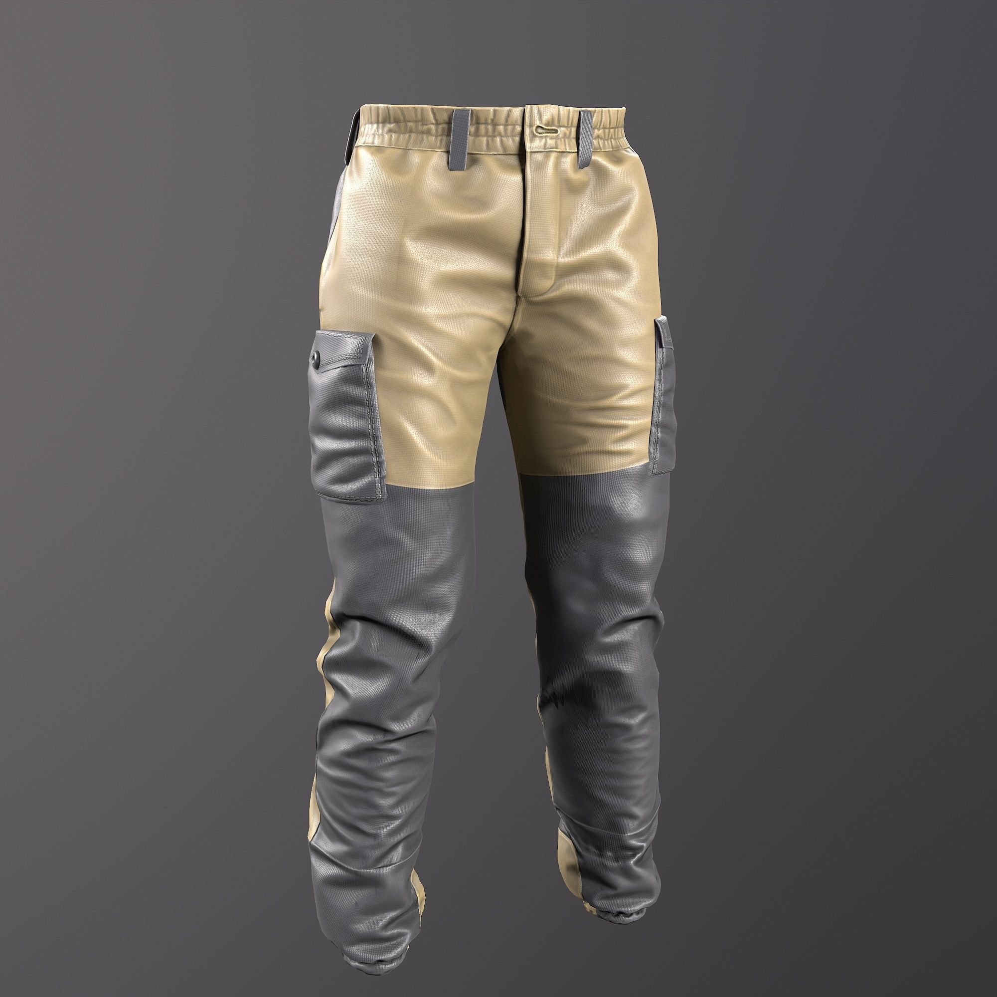 Gorka 4 BARS Male Clothing  Low-poly 3D model_6
