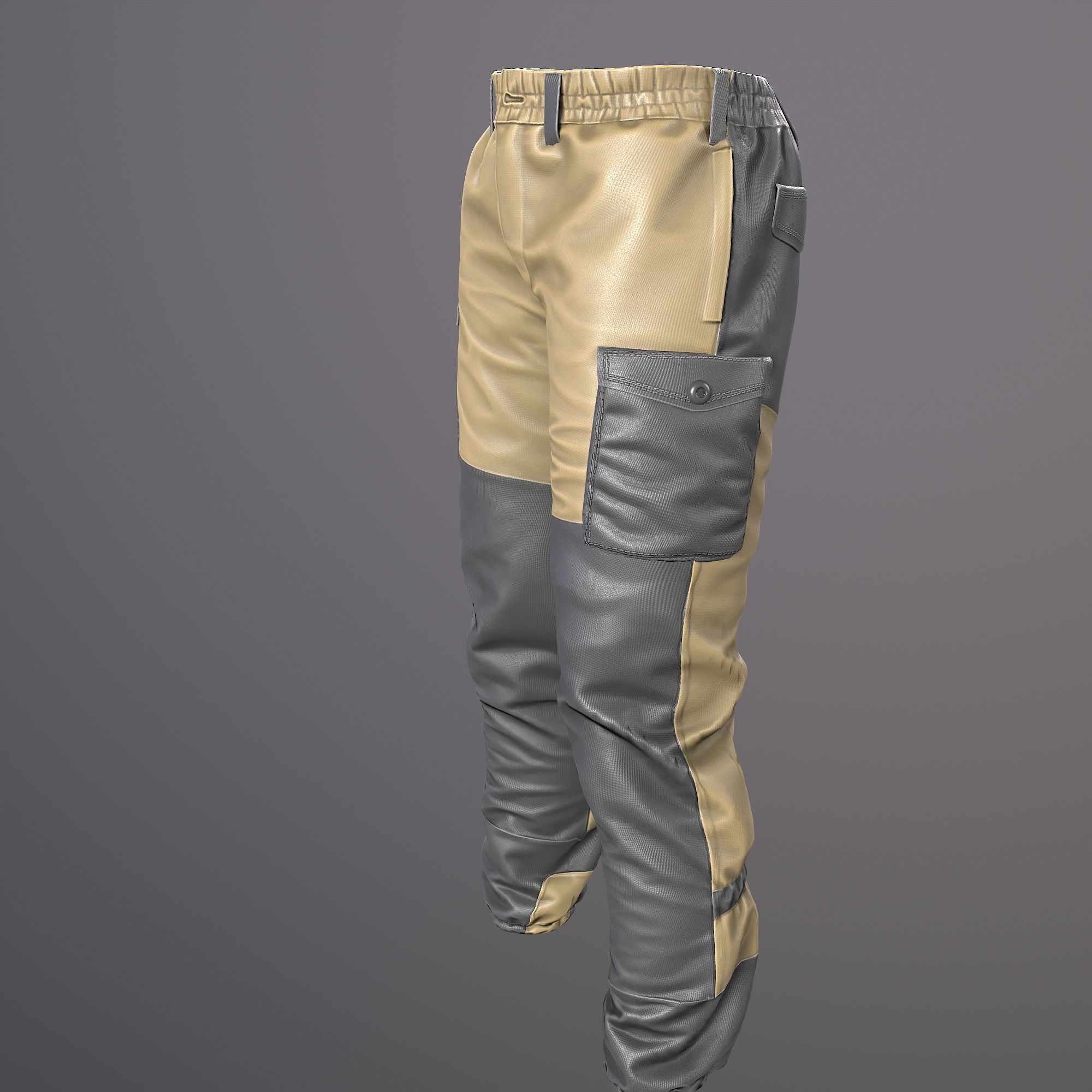 Gorka 4 BARS Male Clothing  Low-poly 3D model_7