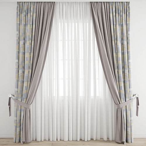 curtain 418 3D model