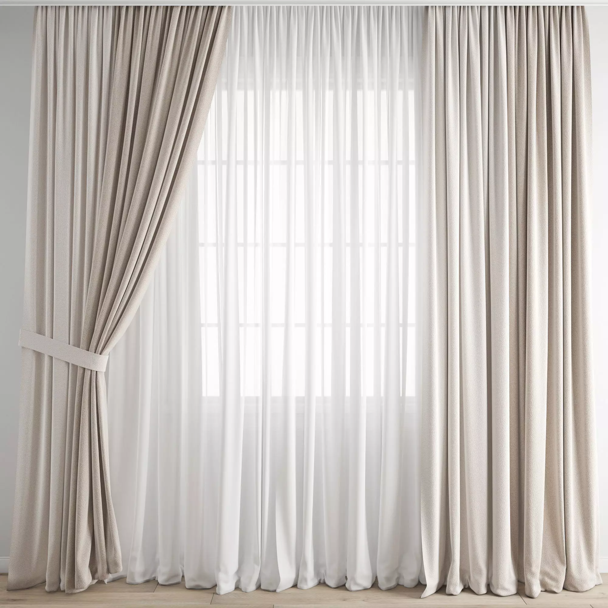 curtain 420 3D model_0