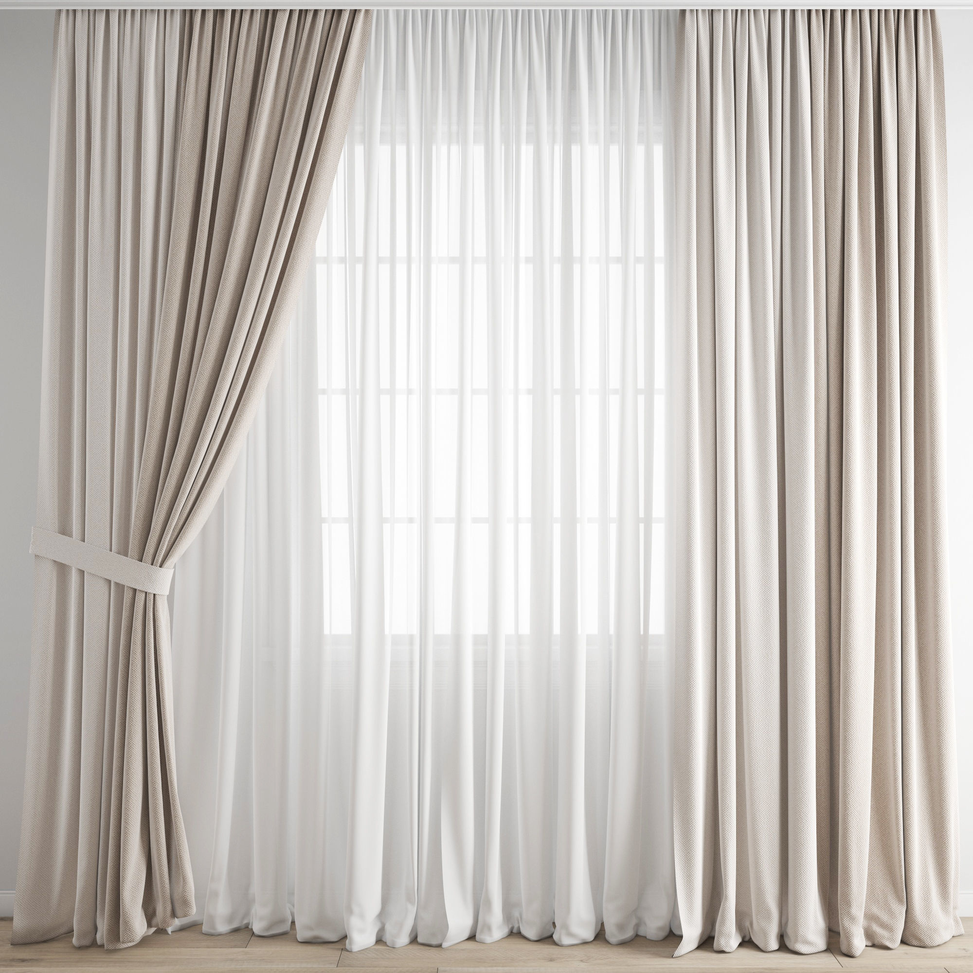 curtain 420 3D model_5