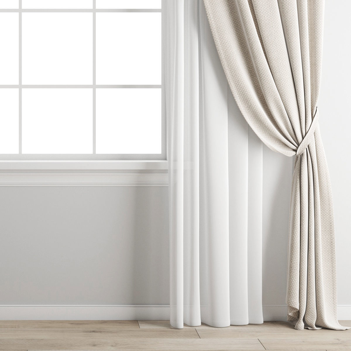 curtain 421 3D model_5