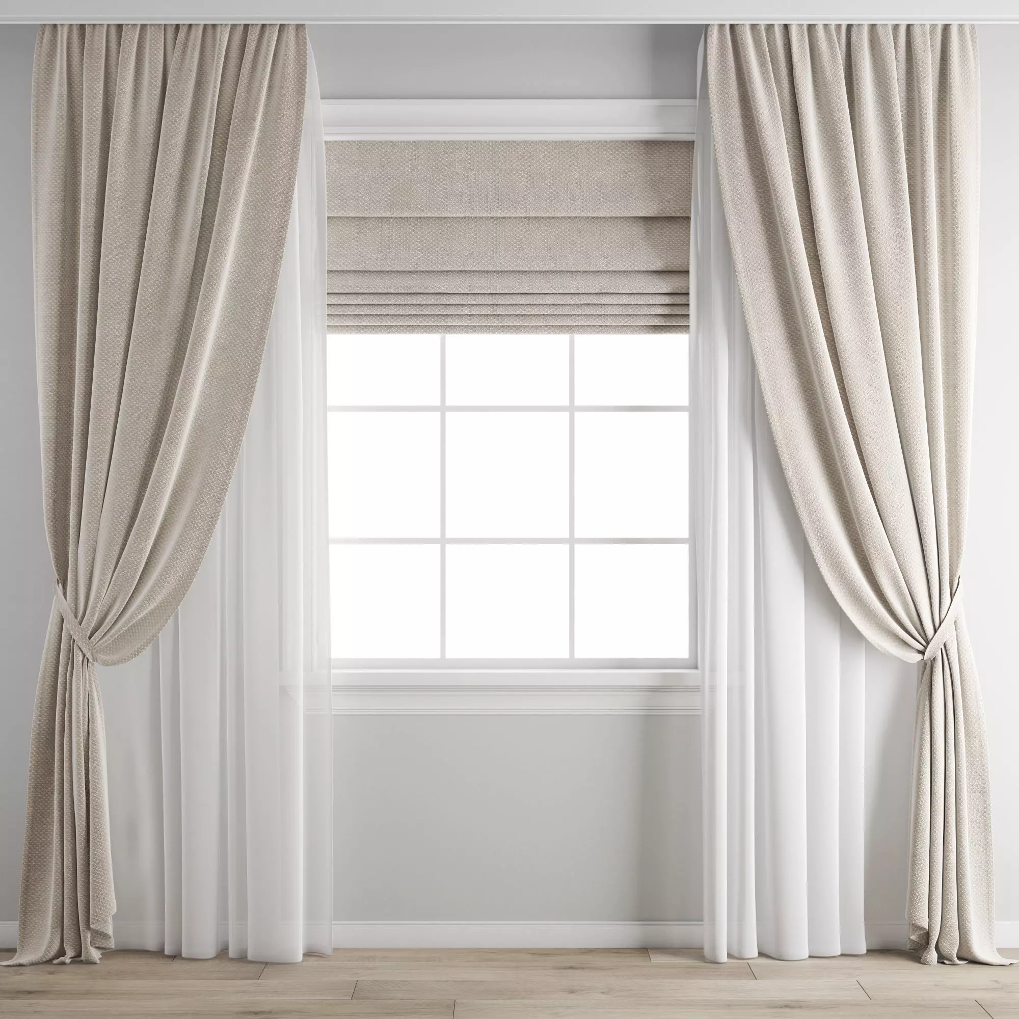 curtain 421 3D model_0