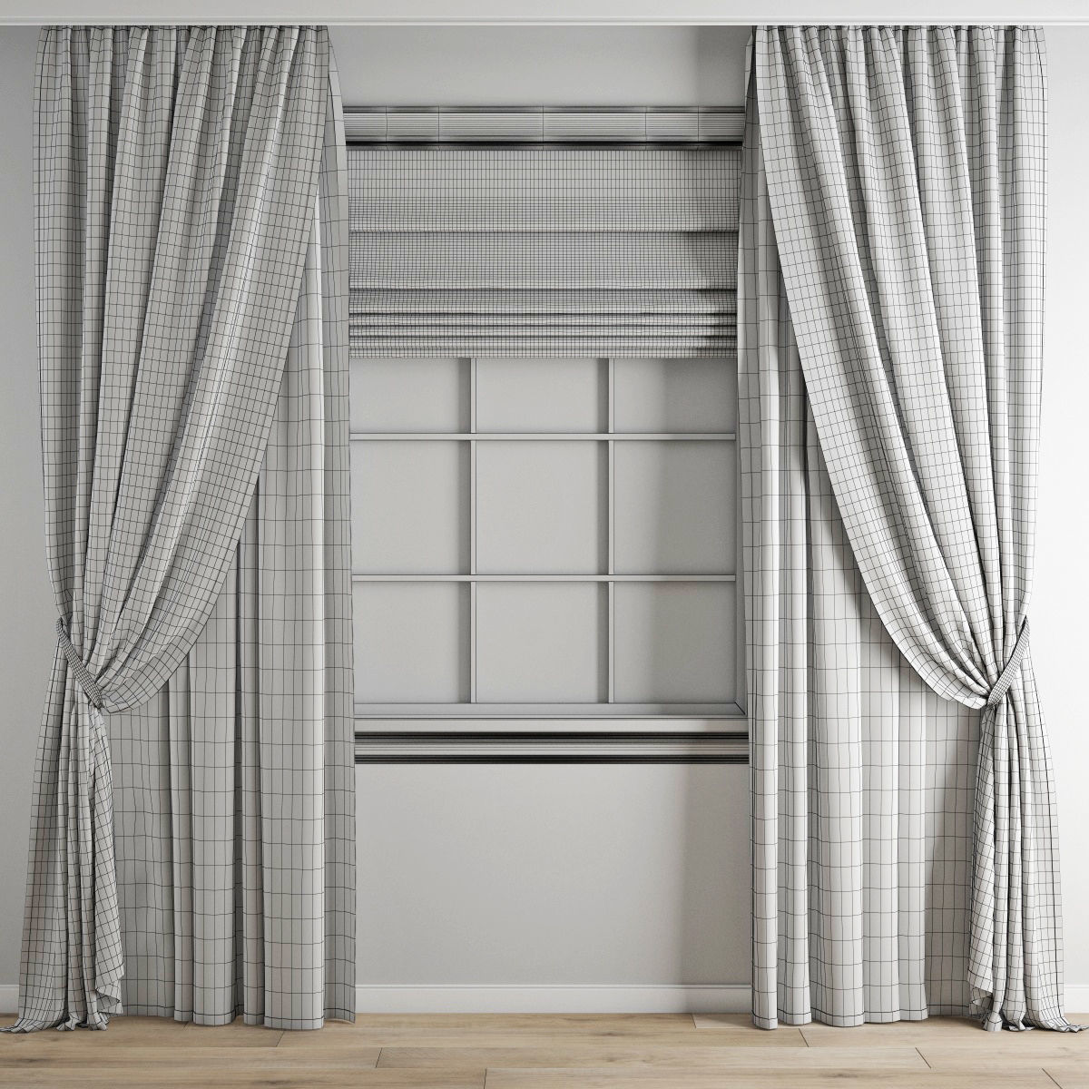curtain 421 3D model_3