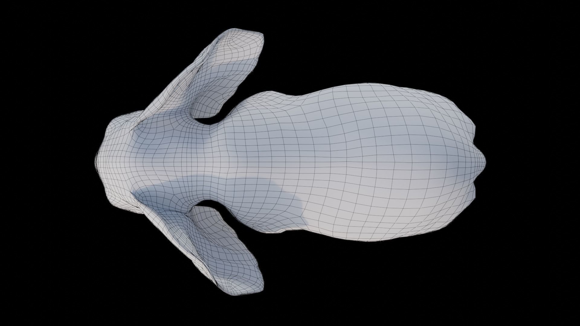 Fur Baby Elephant Rigged and Animation Low-poly 3D model_16