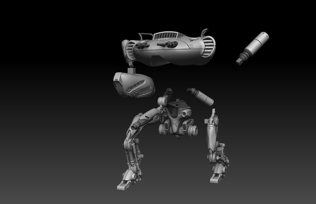 Robot 3D printing files 3D print model_30