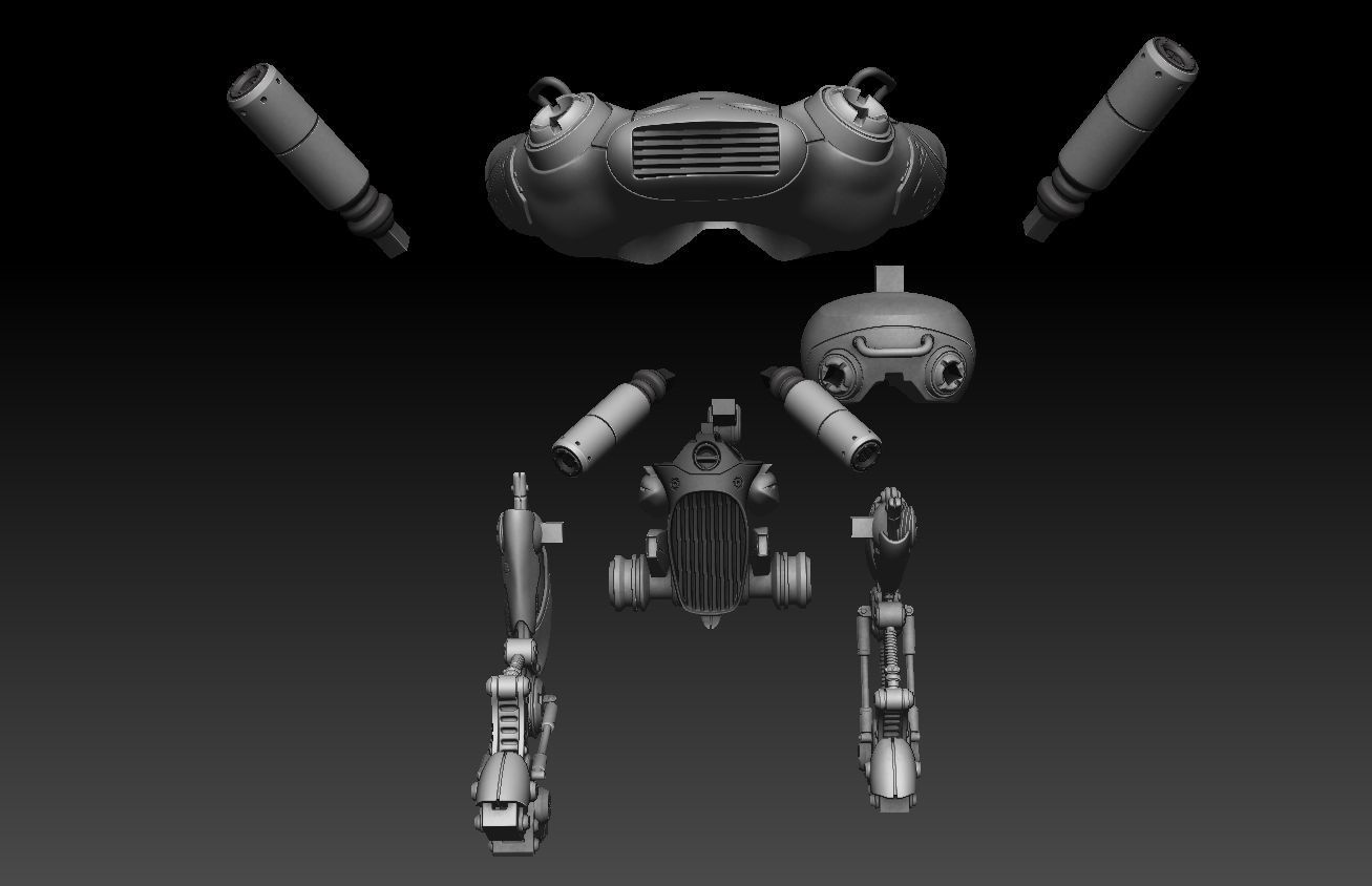 Robot 3D printing files 3D print model_33