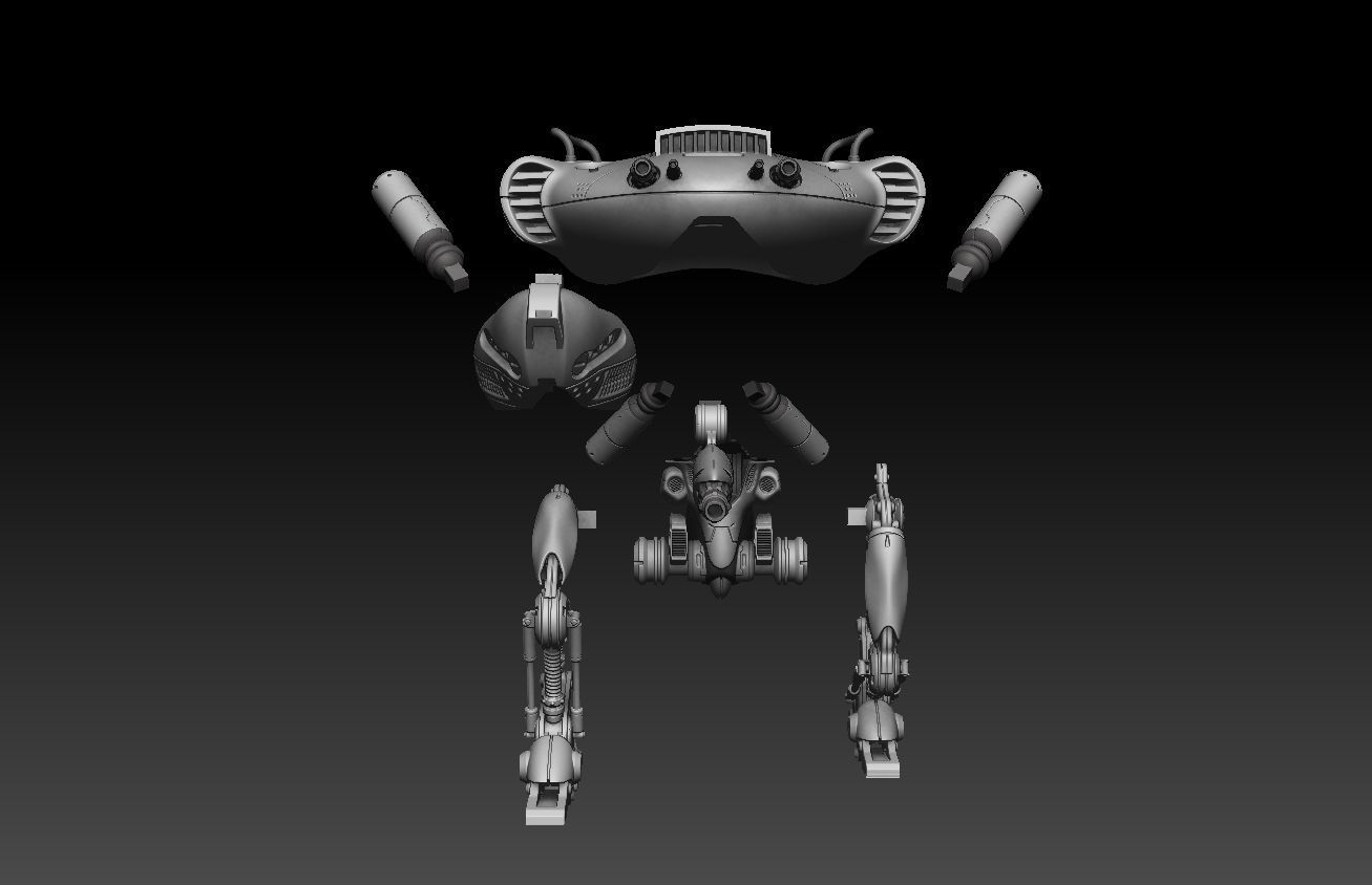 Robot 3D printing files 3D print model_31