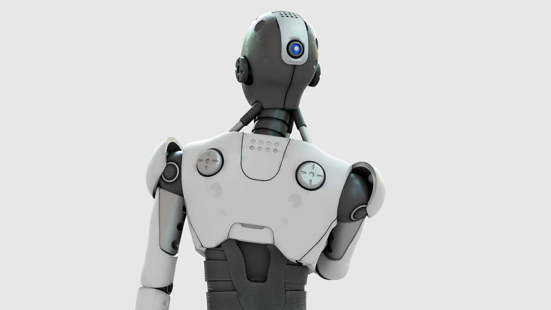HUMANOID M-3200 RIGGED 3D model_19