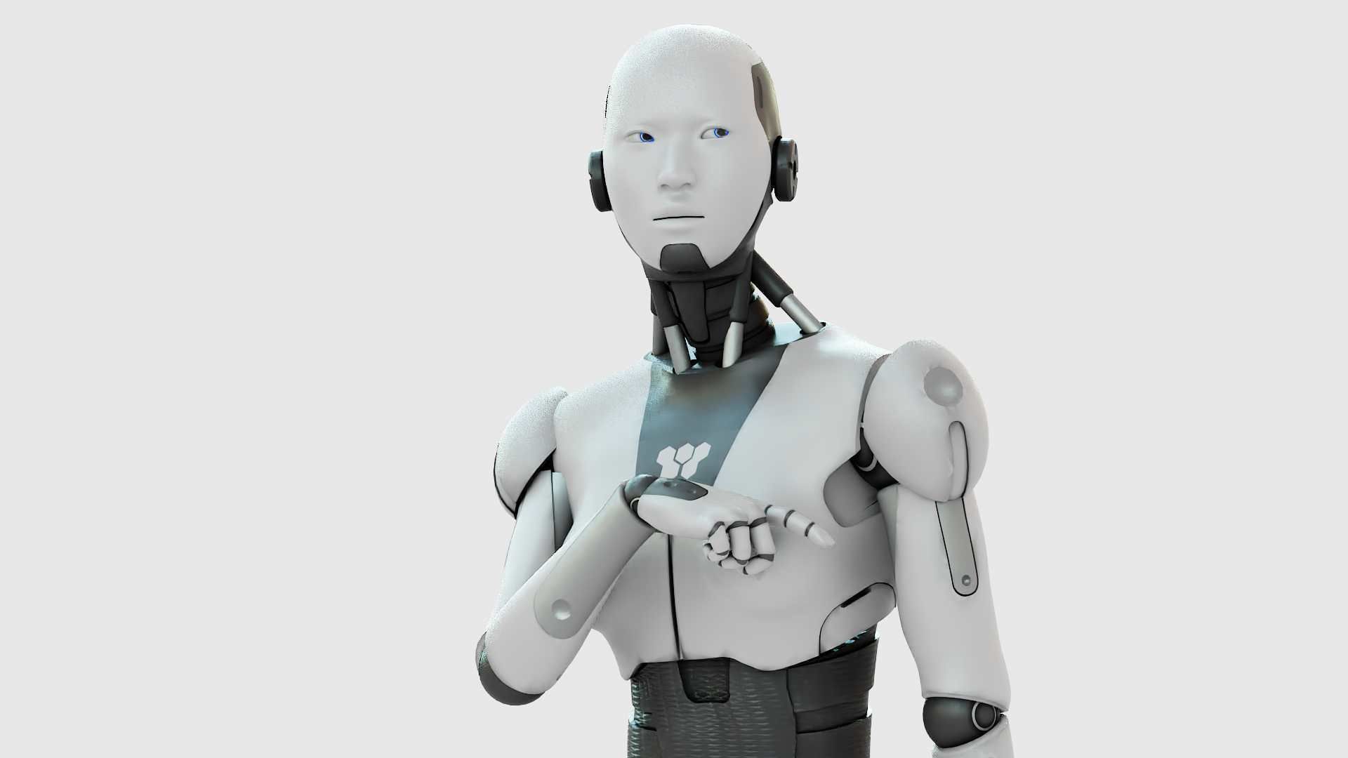 HUMANOID M-3200 RIGGED 3D model rigged | CGTrader